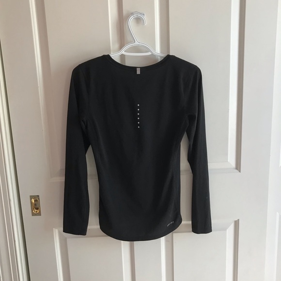Nike Dri Fit Long Sleeve Running Top - Picture 2 of 3